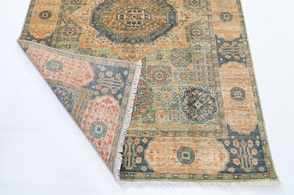 152 x 210 cm | Mamluk Afghan Veg Dye Wool carpet
