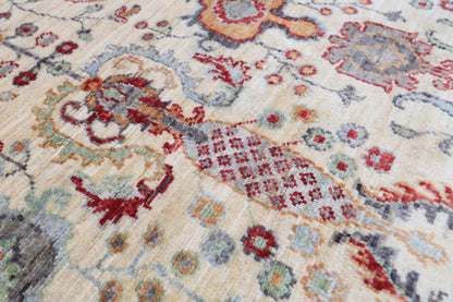 173 x 232 cm | Beige Afghan Veg Dye Wool carpet
