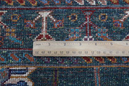 82 x 260 cm | Sultani Green Afghan Hand Knotted Runner