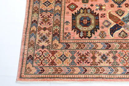205 x 300 cm | Pink Waziri Afghan Veg Dye Wool carpet