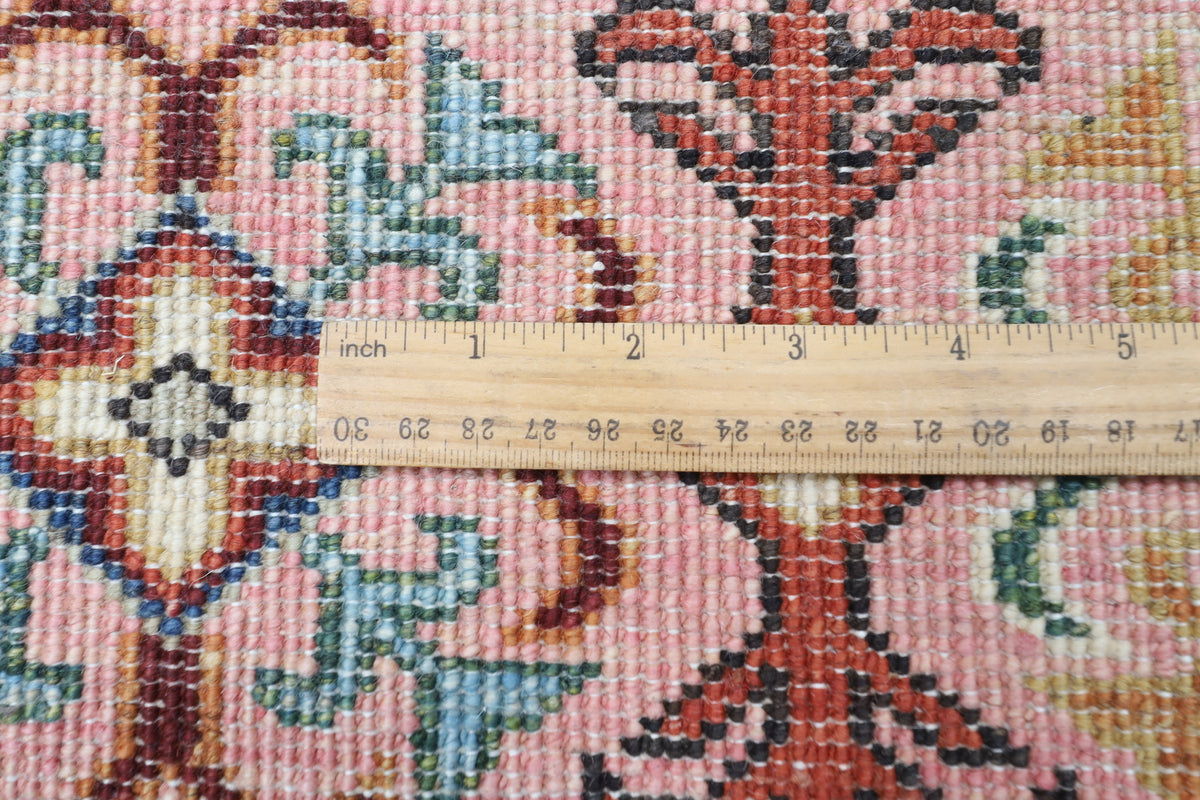 205 x 300 cm | Pink Waziri Afghan Veg Dye Wool carpet