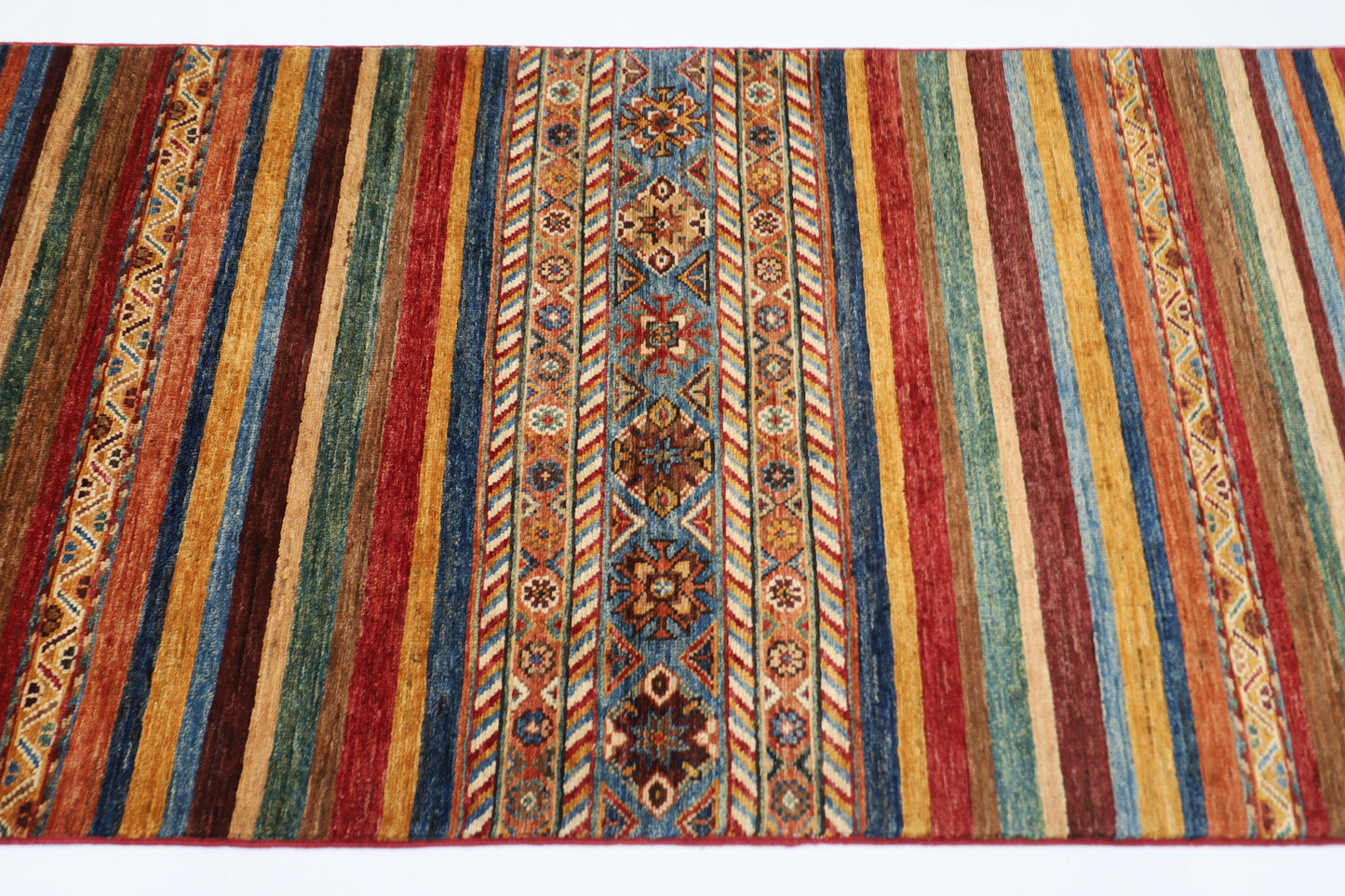 83 x 301 cm | Khorjun Tribal Afghan Hand Knotted Runner