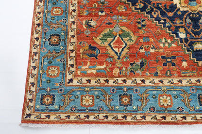 202 x 300 cm | Tribal Afghan Veg Dye Wool carpet