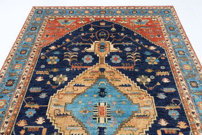202 x 300 cm | Tribal Afghan Veg Dye Wool carpet
