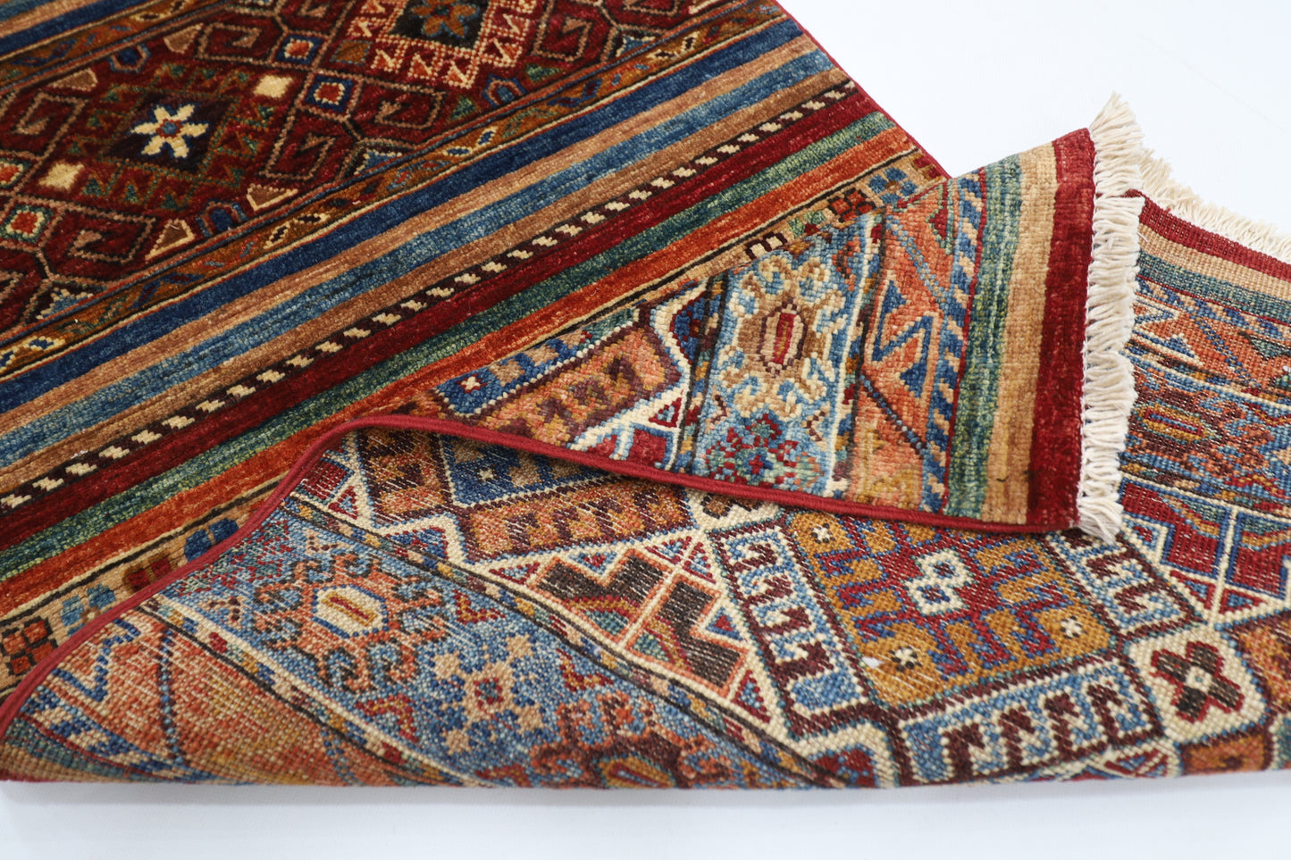 63 x 198 cm | Khorjun Tribal Afghan Hand Knotted Runner