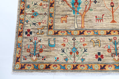 163 x 236 cm | Gabbeh Afghan Veg Dye Wool carpet