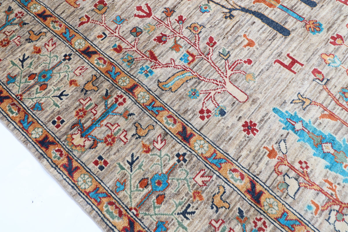 163 x 236 cm | Gabbeh Afghan Veg Dye Wool carpet