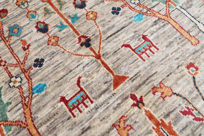 163 x 236 cm | Gabbeh Afghan Veg Dye Wool carpet