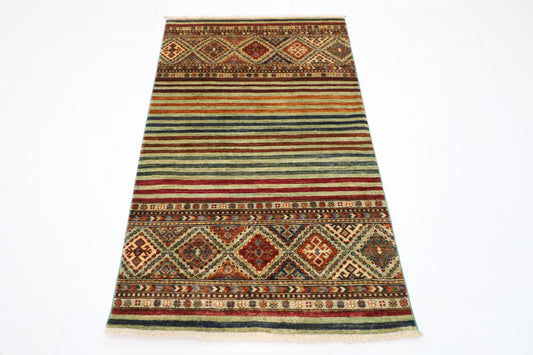 100 x 164 cm | Khorjun Afghan Hand Knotted Carpet