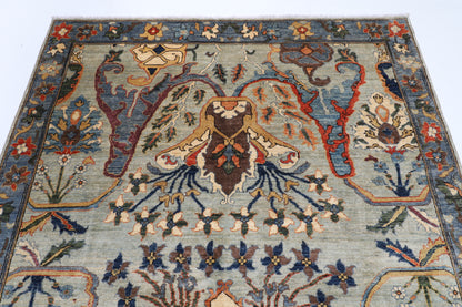 173 x 235 cm | Kawros Silk and Wool Afghan Veg Dye carpet