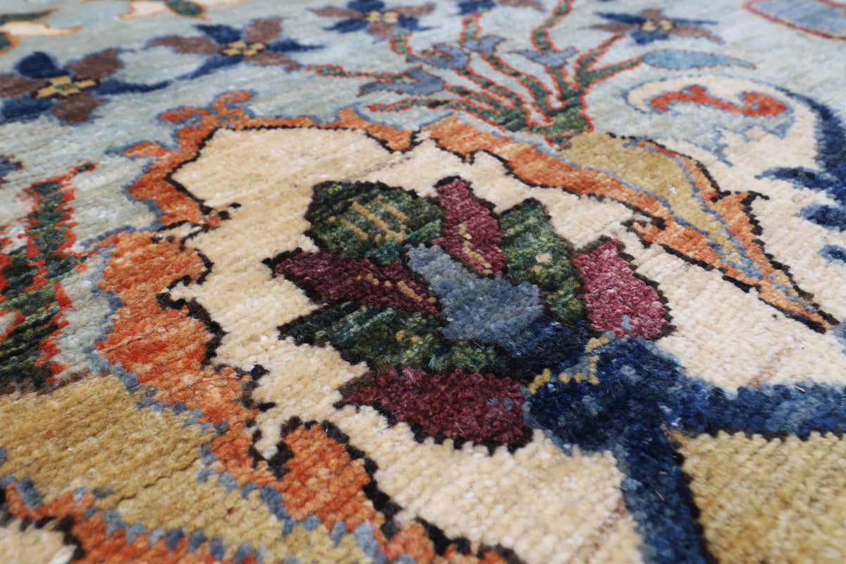 173 x 235 cm | Kawros Silk and Wool Afghan Veg Dye carpet