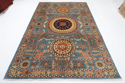 207 x 297 cm | Suzani Afghan Veg Dye Wool carpet