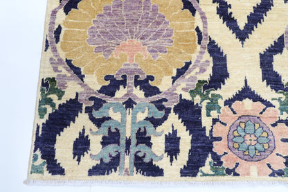 146 x 192 cm | Art Afghan Veg Dye Wool carpet
