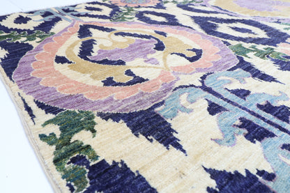 146 x 192 cm | Art Afghan Veg Dye Wool carpet