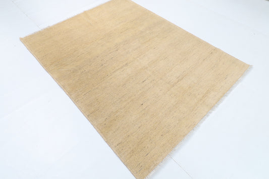 154 x 196 cm | Plain Gabbeh Afghan Veg Dye Wool carpet