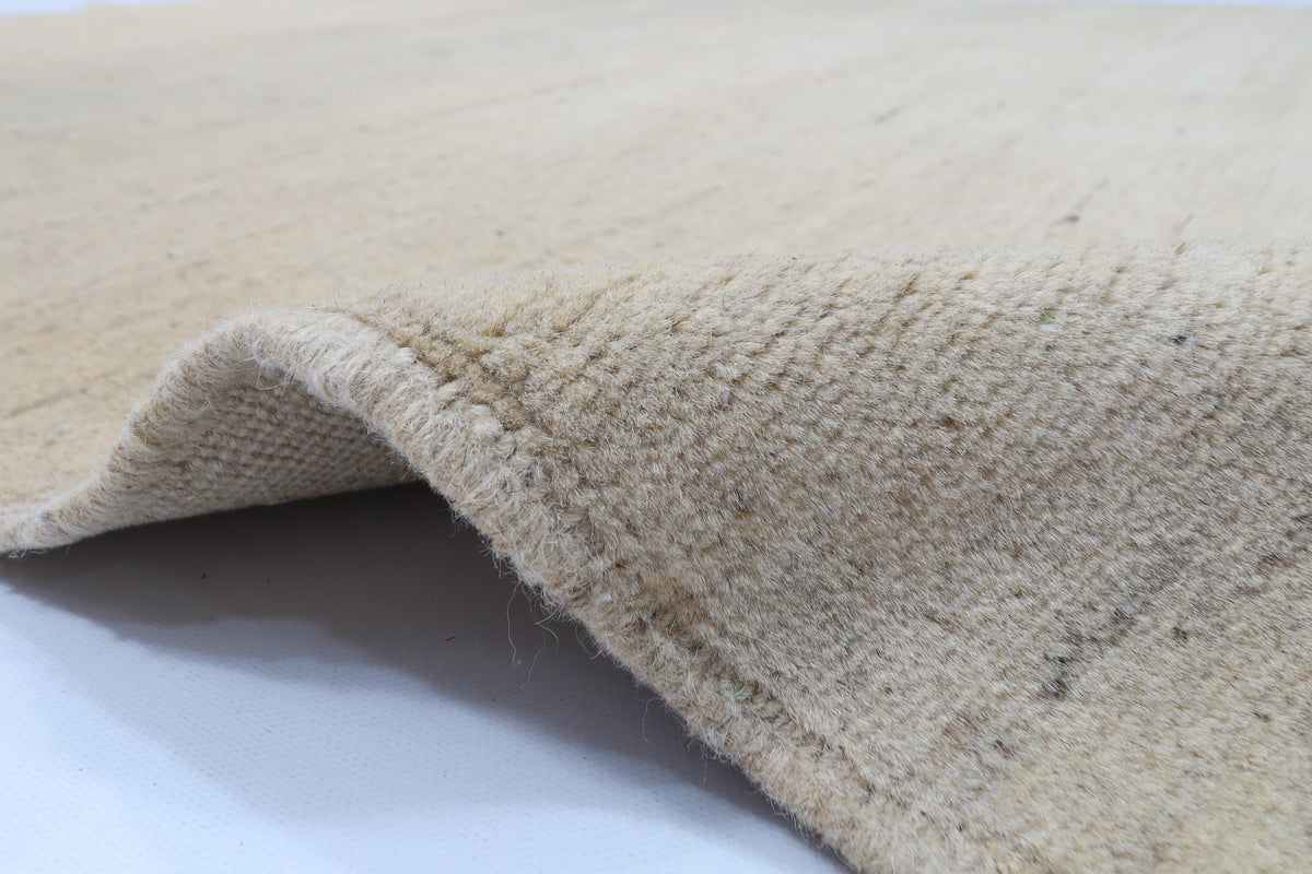 154 x 196 cm | Plain Gabbeh Afghan Veg Dye Wool carpet