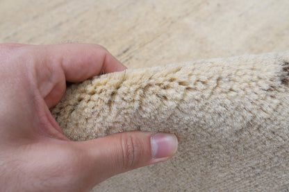 154 x 196 cm | Plain Gabbeh Afghan Veg Dye Wool carpet