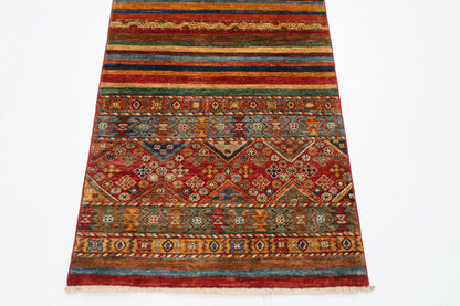 87 x 301 cm | Khorjun Afghan Hand Knotted Runner