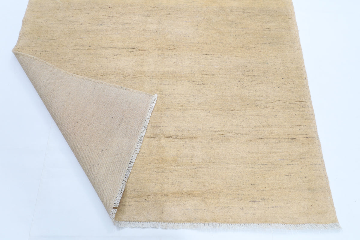154 x 196 cm | Plain Gabbeh Afghan Veg Dye Wool carpet
