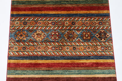 87 x 301 cm | Khorjun Afghan Hand Knotted Runner