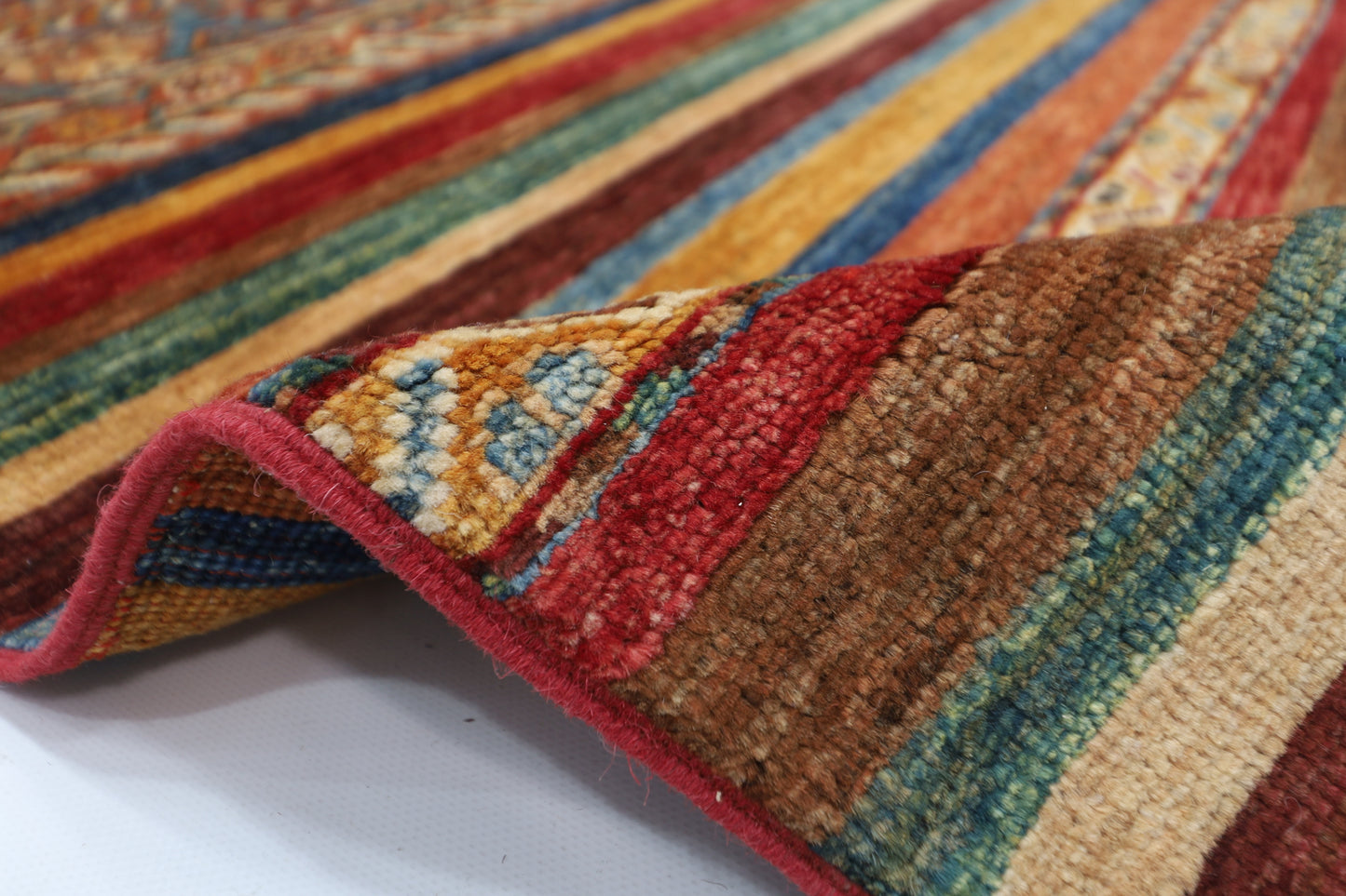 87 x 301 cm | Khorjun Afghan Hand Knotted Runner