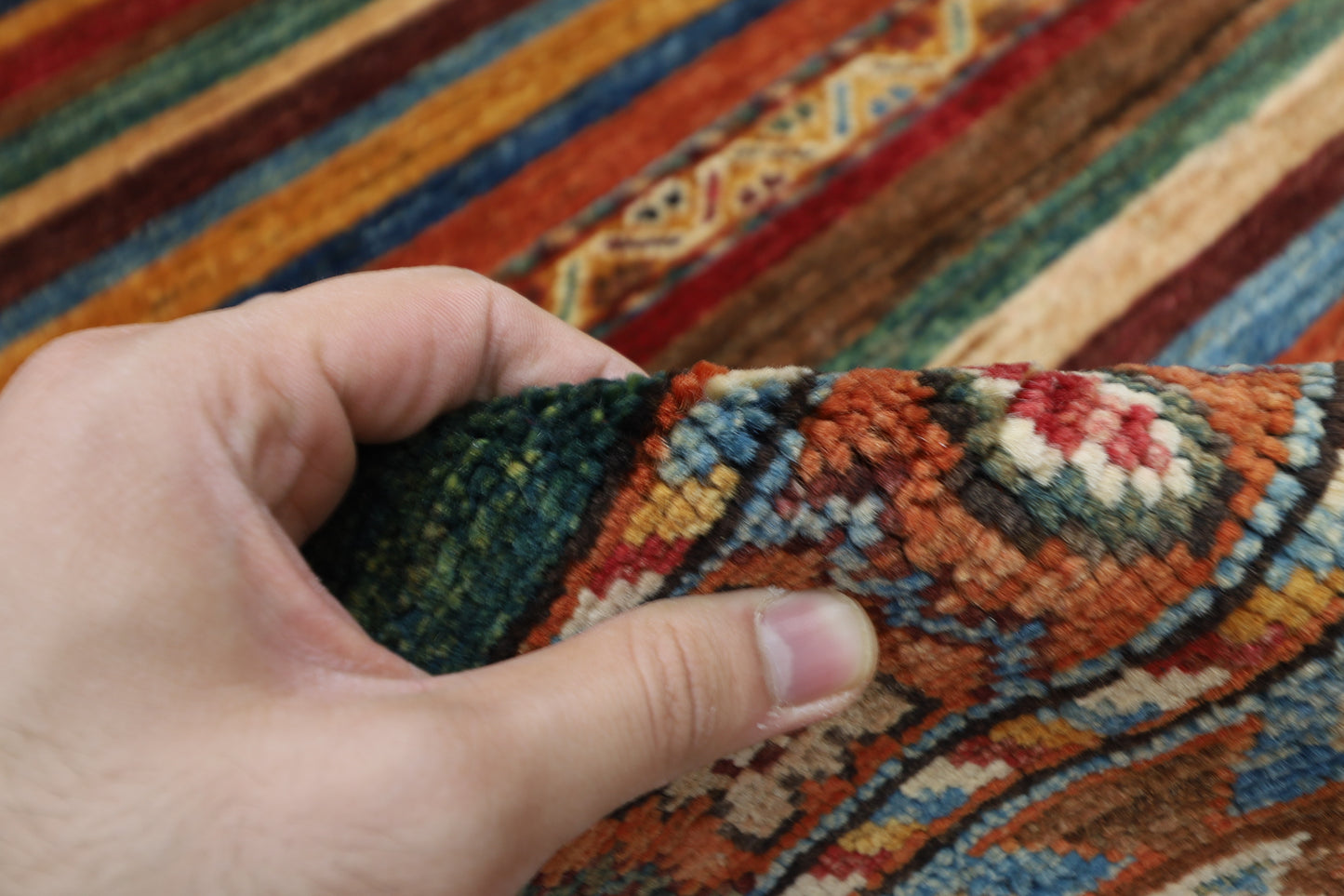 87 x 301 cm | Khorjun Afghan Hand Knotted Runner