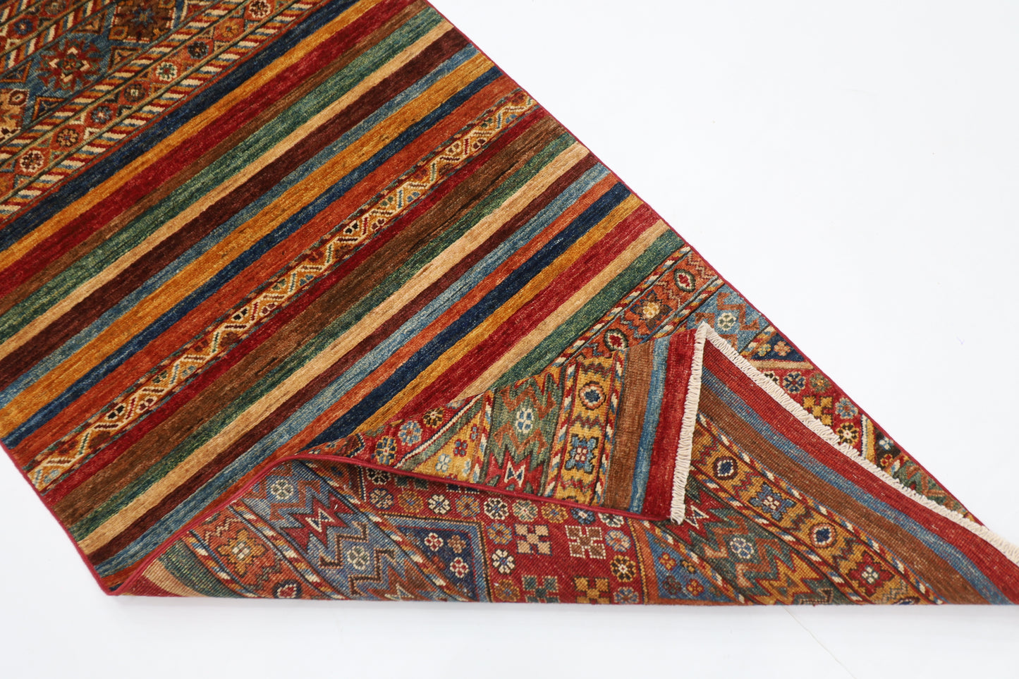 87 x 301 cm | Khorjun Afghan Hand Knotted Runner