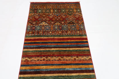 87 x 301 cm | Khorjun Afghan Hand Knotted Runner