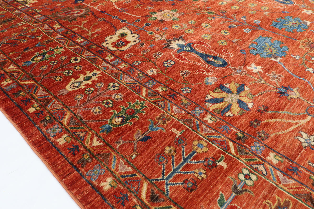 200 x 293 cm | 6'7 x 9'8 Ft Sultani Afghan Carpet