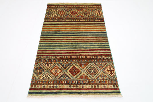 102 x 165 cm | Khorjun Afghan Hand Knotted Carpet