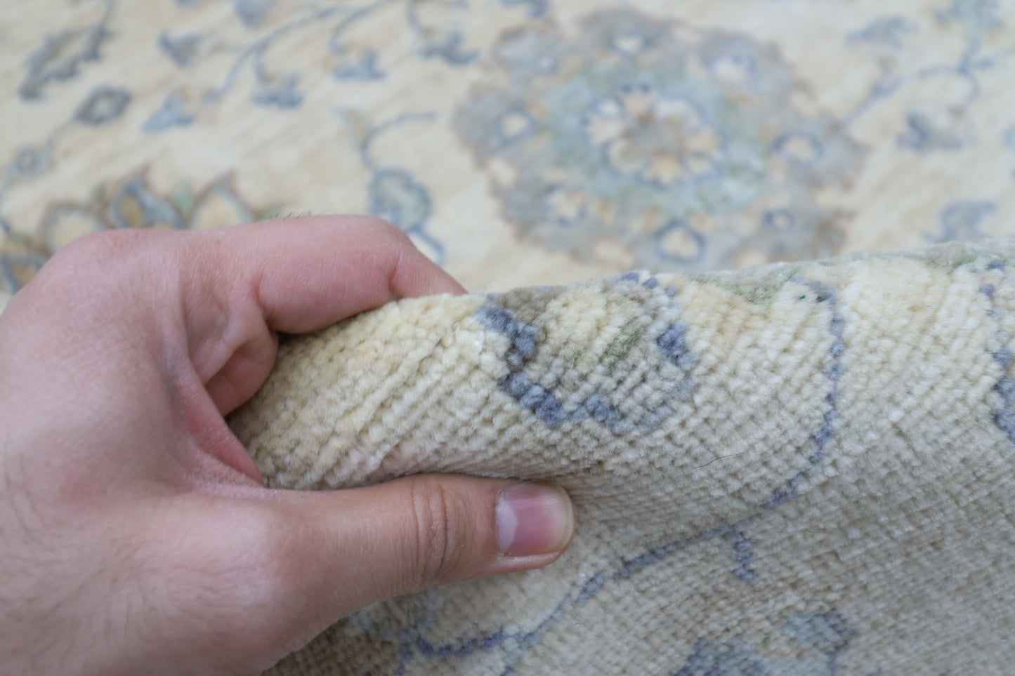 200 x 304 cm | Oriental Zeigler beige Afghan Tribal Hand Knotted Wool Carpet