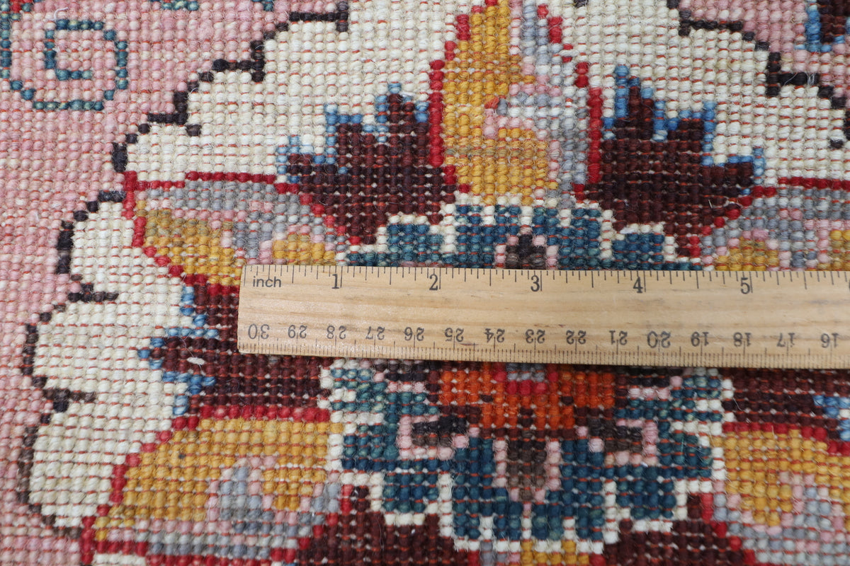 169 x 231 cm | 5'7 x 7'8 Ft Suzani Pink Afghan Carpet