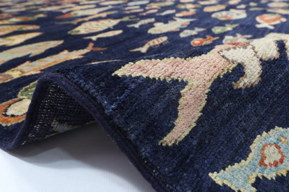 198 x 296 cm | 6'6 x 9'9 Ft Fish Party Afghan Carpet