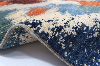 198 x 290 cm | 6'6 x 9'7 Ft Abstract Afghan Carpet