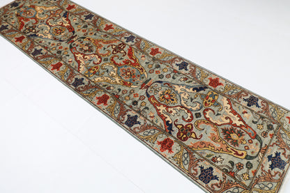 81 x 395 cm | 2'8 x 13 Ft Alfombra Oushak Afgana