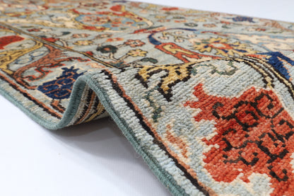 81 x 395 cm | 2'8 x 13 Ft Alfombra Oushak Afgana