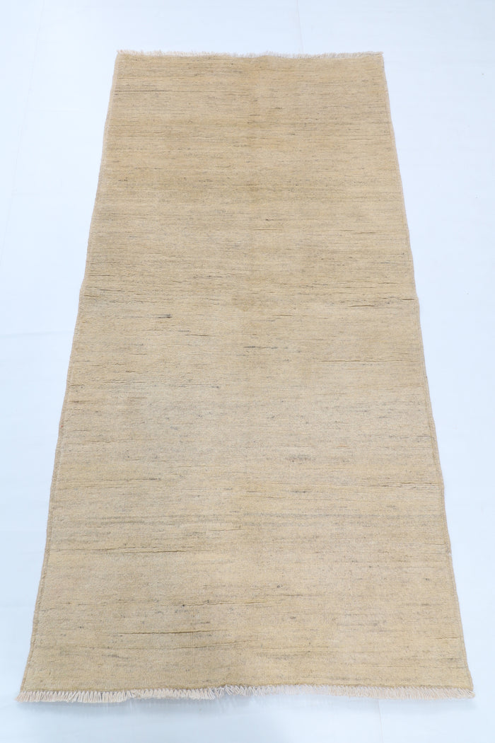 100 x 202 cm | Hand Knotted Veg Dye Wool Runner Gabbeh Afghan Carpet