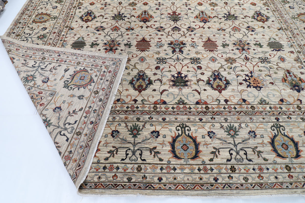 398 x 586 cm | Sultani Afghan Veg Dye Wool carpet