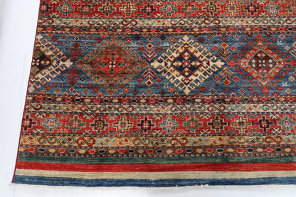 405 x 593 cm | Tribal Afghan Veg Dye Wool carpet