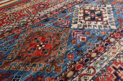 405 x 593 cm | Tribal Afghan Veg Dye Wool carpet