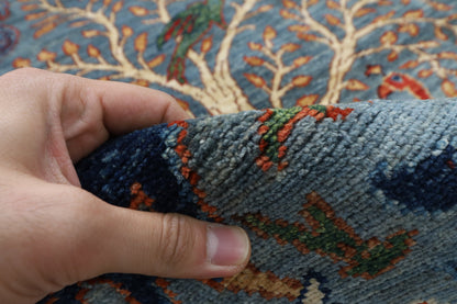 358 x 500 cm | Birds Afghan Veg Dye Wool carpet