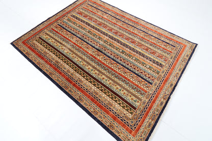 157 x 202 cm | Shawl Afghan Veg Dye Wool carpet