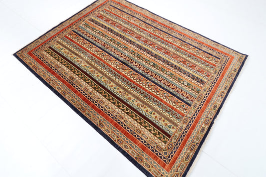 157 x 202 cm | Shawl Afghan Veg Dye Wool carpet