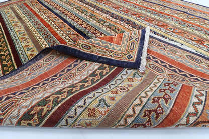 157 x 202 cm | Shawl Afghan Veg Dye Wool carpet