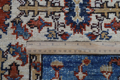 120 x 184 cm | Oriental heriz Red Area Rug Afghan Tribal Hand Knotted Wool Carpet