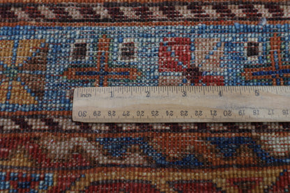 126 x 184 cm | Oriental Turkish Shall Area Rug Afghan Tribal Hand Knotted Wool Carpet