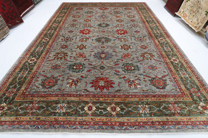 300 x 423 cm | Large Floral Hand Knotted veg Dye Wool Afghan Carpet