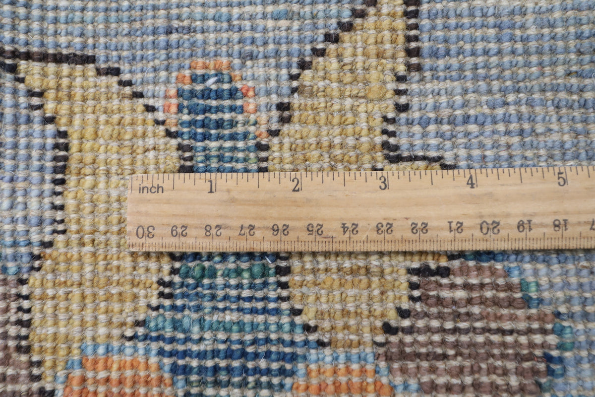 283 x 366 cm | Oushak design Hand Knotted veg Dye Wool Afghan Carpet