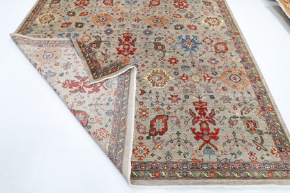 276 x 366 cm | Serapi design Hand Knotted veg Dye Wool Afghan Carpet