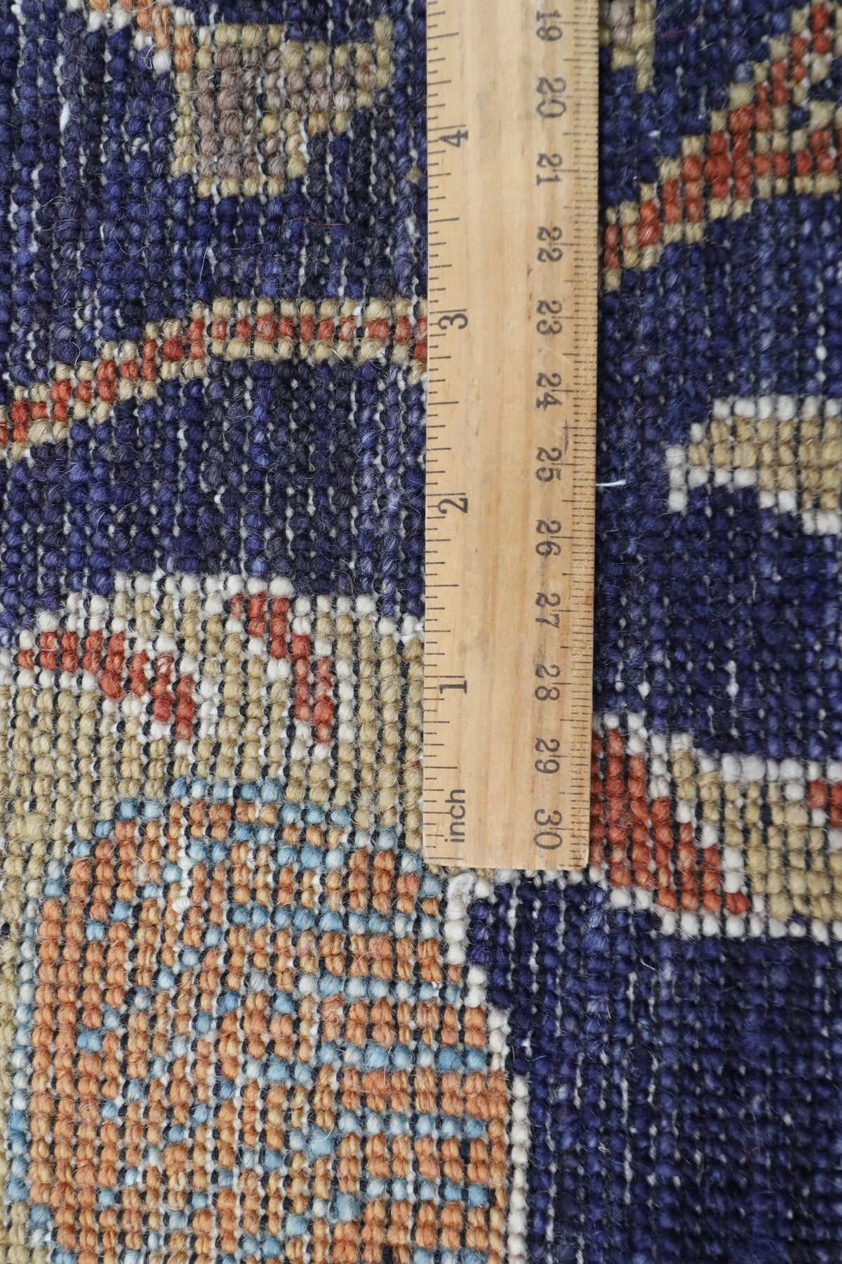 250 x 300 cm | Birds Blue design Hand Knotted veg Dye Wool Afghan Carpet